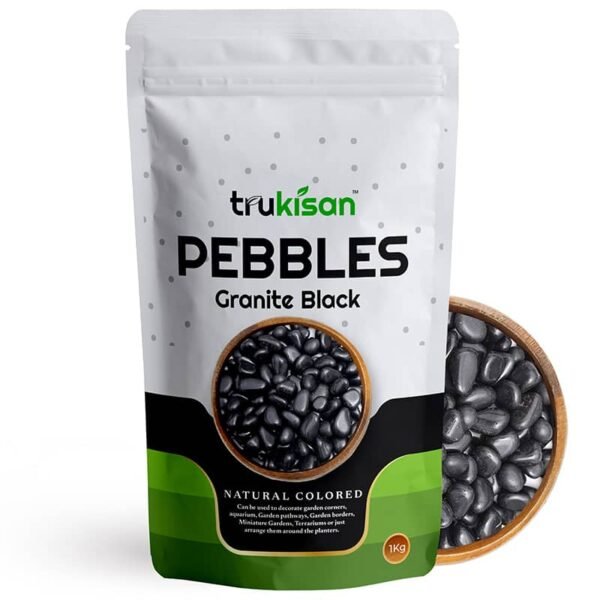 Pebbles - Polished Granite Black